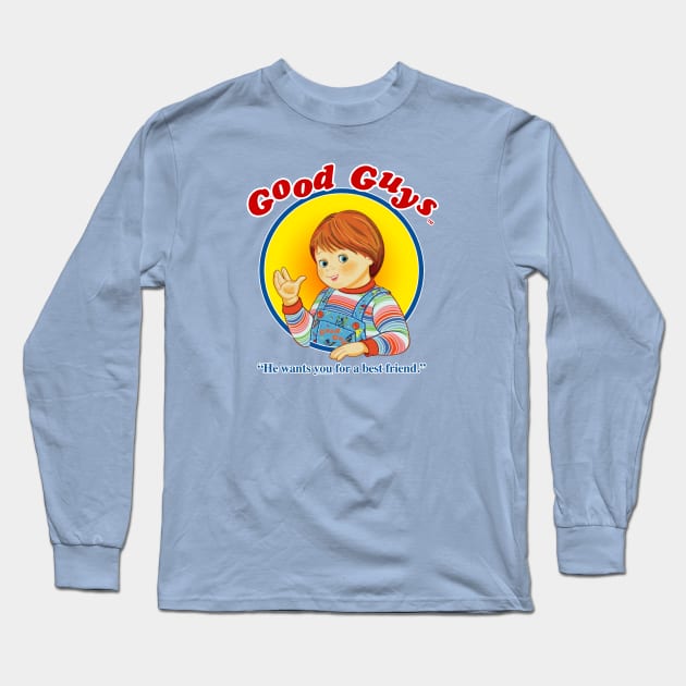 Good Guys Long Sleeve T-Shirt by JCD666